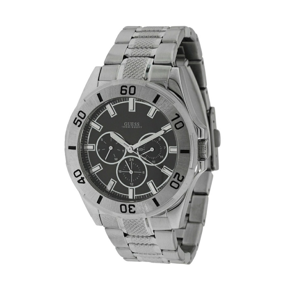 Guess Men's Metallic/Stainless Multifunction Watch